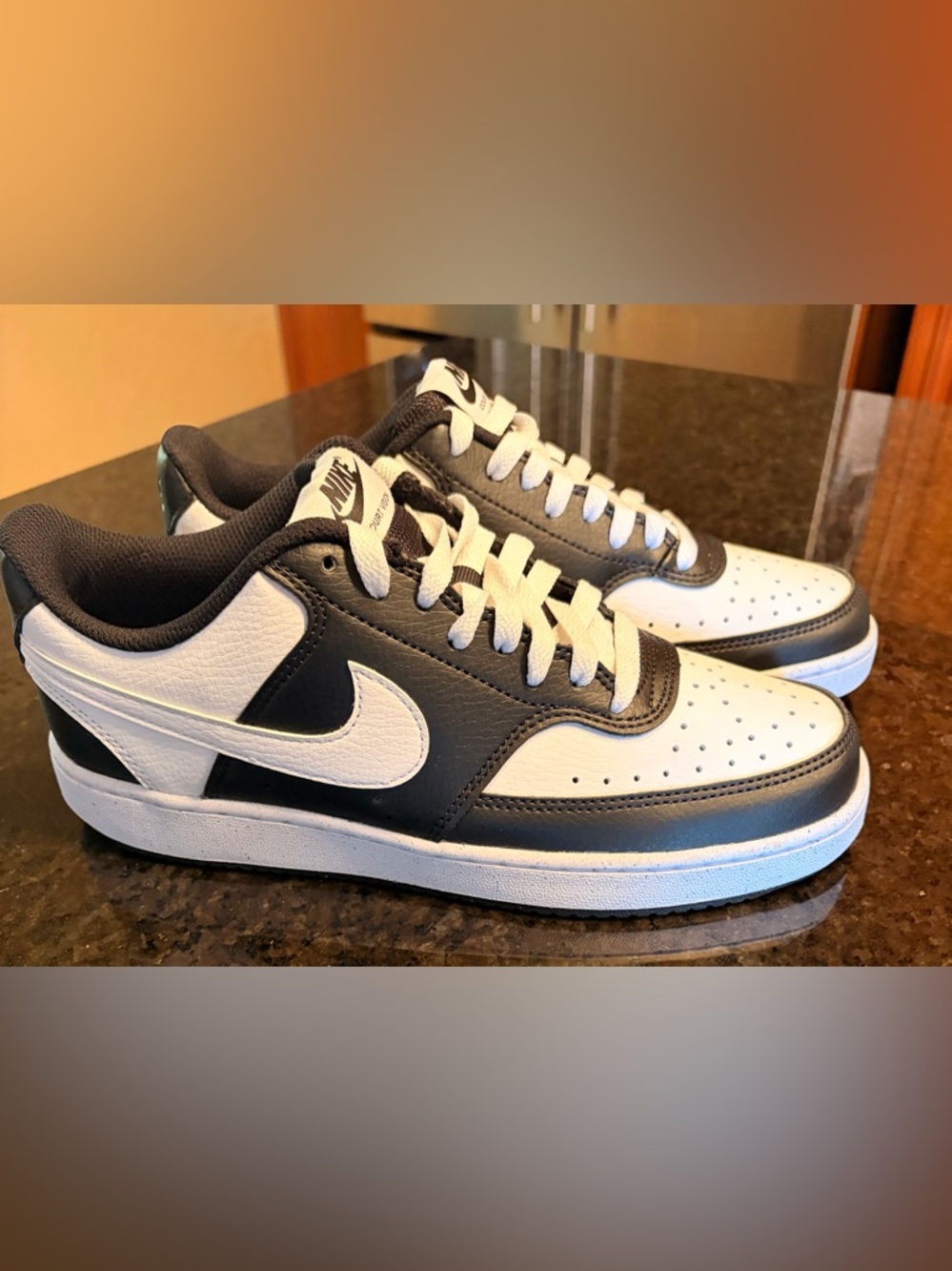 Nike Court Vision Low (Panda)- Women 8.5